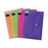 comix a-4 sensho çıtçıtlı dosya pembe mat 12 li (1 paket 12 adet) - Yok