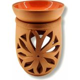 Çömlek Diyarı Naturel Buhurdanlık - Kırmızı - 1 Adet