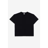 COMMON MELON Kadın %100 Pamuklu Oversize Basic Tişört Siyah