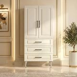 Como Çok Amaçlı Dolap 60 Cm 2 Kapak 3 Çekmece Lake Saf Beyaz Ral 9010 - Çok Amaçlı Mutfak Dolabı