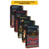 Comodo Coffee 5'li Dünya Kahveleri Tanışma Seti 5x250 Gr