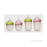 Comotomo 250 Ml Silikon Biberon 0-3 Ay Pembe