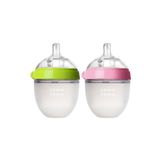 Comotomo Antikolik Silikon Biberon 2Li 150Ml Yeşil Ve Pembe