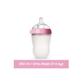 comotomo Antikolik Silikon Biberon Pembe 250 ml - Orta Akış (3-6 AY)