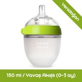 Comotomo Antikolik Yavaş Akışlı Yeşil Silikon Biberon 150 ML