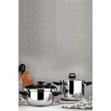 Compact 4+6.5 Lt 2Li Duduklu Tencere Takimi - Siyah