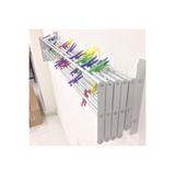 COMPACT Duvara Monte Katlanır Çamaşırlık Alüminyum 100 cm 9 Askılı 9 Metre Askı Alanı
