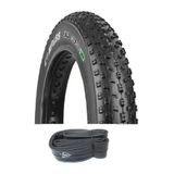 Compass 20x4.00 3 MM ZIRHLI Dişli Dayanıklı Fat Bike Bisiklet Dış Lastiği + IRC Dayanıklı İç Lastik Seti