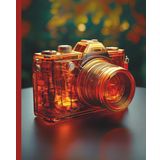 Composition Notebook: Autumn Camera Journal Notebook | 110 pages, 7.5 x 9.25"