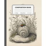 Composition Notebook | College Ruled Paper | Vintage Beetle Sketchbook | Perfect Gift for Writers & Students: Classic Vintage Insect Design | Ideal for Journaling, Notes, or Schoolwork