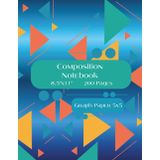 Composition Notebook, Graph Paper 5x5, 8.5" x 11", 200 Pages