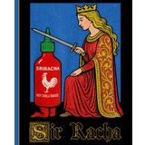 Composition Notebook: Vintage Hot Sauce Art with Funny Sriracha Chili Theme, Wide Ruled Journal for Students, College, Teachers, School, Office Workers, and Spicy Food Lovers