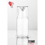 Comprox Titanic Başucu sürahisi Cam Sürahi 0,75 LT (750ML)