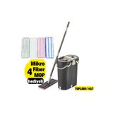 Comprox Vip Ahmet Vipset Pro Mop Temizlik Seti 4'lü Bez %100 Temiz Su Kirli Su Ayıran Temizlik Set