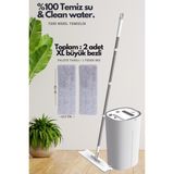 Comprox Yarı Otomatik Akıllı Mop Seti,temiz Su ile Temizlik 3lt + Kirli Su 5lt + 2lt Smart Mop