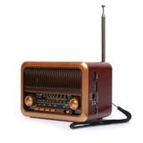 Comse 3315 Taşınabilir Nostaljik Radyo Bluetooth Tf Kart USB Destekli Mp3 Çalar Hoparlör