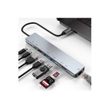 comse Pro Air Uyumlu Usb Type-c Hub Dönüştürücü Çevirici Çoklayıcı Usb Hdmı Micro Sd 8 Girişli Macbook