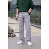 Comstar Erkek %100 Pamuk Gri Bol Paça Baggy Pantolon - 30