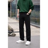 Comstar Erkek %100 Pamuk Siyah Bol Paça Baggy Pantolon - 29