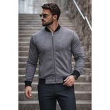 Comstar Erkek Basic Dar Kalıp Füme Nubuk Ceket - 5XL