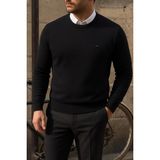 Comstar Erkek Bisiklet Yaka Slim Fit Siyah Kazak - XL