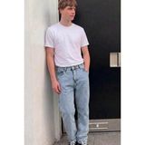 Comstar Erkek Bol Paça Kar Mavi Baggy Pantolon - 31