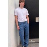 Comstar Erkek Bol Paça Mavi Baggy Pantolon - 36