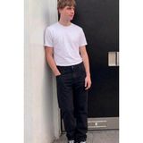 Comstar Erkek Bol Paça Siyah Baggy Pantolon - 32