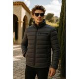 Comstar Erkek Comfort Dik Yaka Günlük Kışlık Füme Şişme Mont - XL
