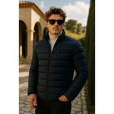 Comstar Erkek Comfort Dik Yaka Günlük Kışlık Lacivert Şişme Mont - 2XL