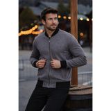 Comstar Erkek Comfort Fit Basic Füme Süet Nubuk Ceket - 5XL