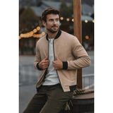 Comstar Erkek Comfort Fit Basic Kahve Süet Nubuk Ceket - XL