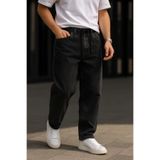 comstar Erkek Günlük Premium Siyah Baggy Pantolon