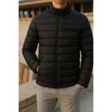 comstar Erkek Kışlık Comfort Trend Günlük Siyah Şişme Mont