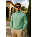 Comstar Erkek Kışlık Slim Fit Mint Kazak - XL
