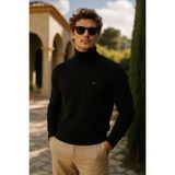 Comstar Erkek Kışlık Slim Fit Siyah Kazak