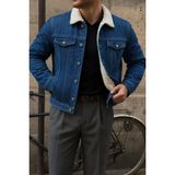 Comstar Erkek Kışlık Trend Basic K.mavi Içi Kürklü Peluş Mont