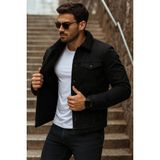Comstar Erkek Kışlık Trend Içi Kürk Peluş S.siyah Kot Ceket