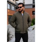 Comstar Erkek Premium Comfort Kapitone Haki Kışlık Mont