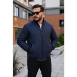 Comstar Erkek Premium Comfort Kapitone Lacivert Kışlık Mont