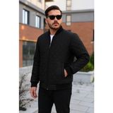 Comstar Erkek Premium Comfort Kapitone Siyah Kışlık Mont - 2XL