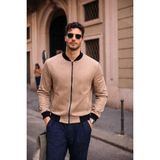 Comstar Erkek Relax Fit Kahve Süet Nubuk Ceket