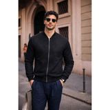 Comstar Erkek Relax Fit Siyah Süet Nubuk Ceket - 2XL