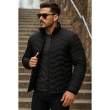 Comstar Erkek Siyah Kapitone Şişme Mont Trend Özelliklerle Slim Fit Tasarım