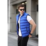 Comstar Erkek Siyah Şişme Yelek - XL - Saks - Mavi