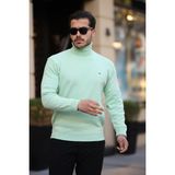 Comstar Erkek Tam Balıkçı Yaka Triko Kazak - XL - Mint