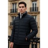 Comstar Erkek Trend Basic Dik Yaka Kışlık K.lacivert Şişme Mont - XL