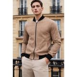Comstar Erkek Trend Dar Astarsız Nubuk Süet A.kahve Ceket - 5XL