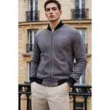 Comstar Erkek Trend Dar Astarsız Nubuk Süet Füme Ceket - 2XL