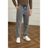 comstar Erkek Trend Günlük Bol Paça Baggy Gri Pantolon